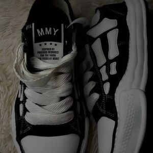 MMY Black and White Women's Sneakers